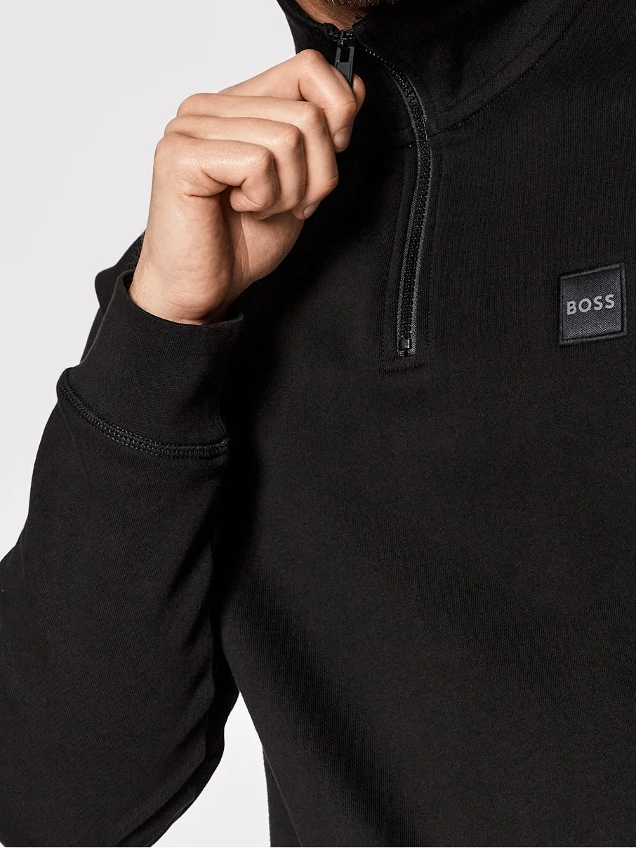 BOSS Half-Zip Sweatshirts – Zwart – Heren
